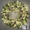 Outdoor Large Fall Door Eucalyptus Wreath with White Pumpkin,Thanksgiving Harvest Decorations,Home Porch Wall Decor
